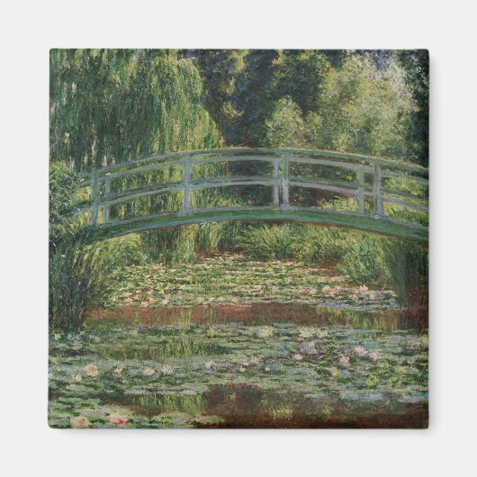 Aimant Claude Monet Japon Footbridge & Water Lily Pool (Devant)