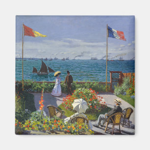 Aimant Claude Monet - Jardin de Sainte-Adresse