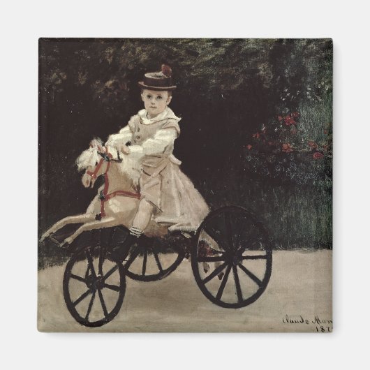 Aimant Claude Monet | Jean Monet sur son Hobby Horse, 187 (Devant)