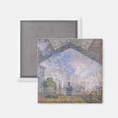 Aimant Claude Monet | La Gare St Lazare, 1877 (Recto/Verso)