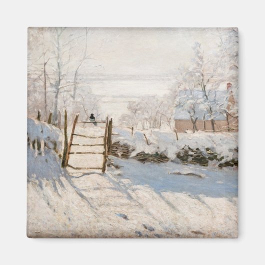 Aimant Claude Monet - La Pie (Devant)