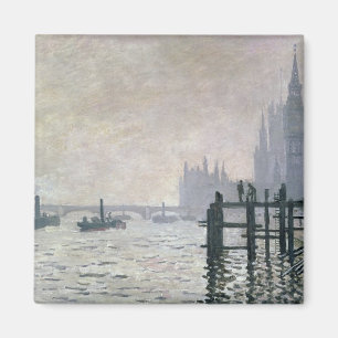 Aimant Claude Monet la Tamise au-dessous de Westminster