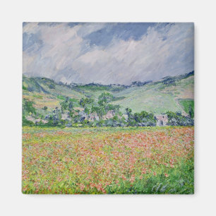 Aimant Claude Monet le champ de pavot près de Giverny,