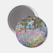 Aimant Claude Monet - Le jardin de l'artiste à Givern (Recto/Verso)
