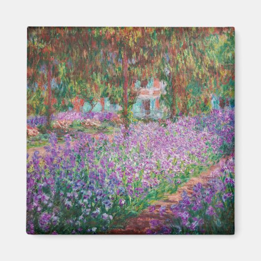 Aimant Claude Monet - Le jardin de l'artiste à Giverny (Devant)