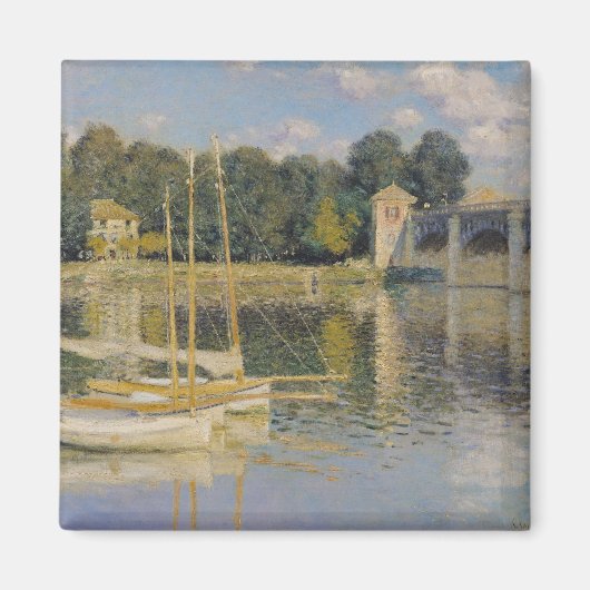 Aimant Claude Monet | Le pont d'Argenteuil, 1874 (Devant)