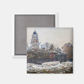 Aimant Claude Monet - L'église de Vetheuil (Recto/Verso)