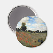 Aimant Claude Monet - Les Coquelicots (Recto/Verso)