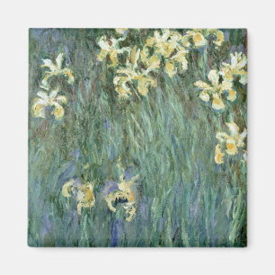 Aimant Claude Monet   les iris jaunes