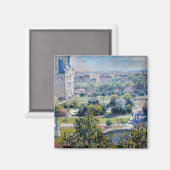 Aimant Claude Monet - Les Jardins des Tuileries (Recto/Verso)