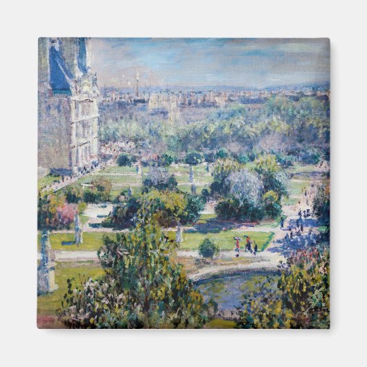 Aimant Claude Monet - Les Jardins des Tuileries (Devant)