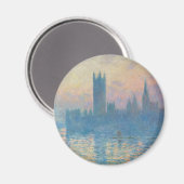 Aimant Claude Monet Les maisons du Parlement Coucher de s (Recto/Verso)