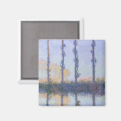 Aimant Claude Monet | Les Quatre Trees (Recto/Verso)