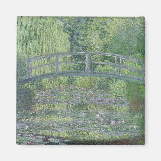 Aimant Claude Monet | L'étang Nénuphar : Harmonie verte (Devant)