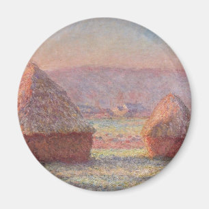 Aimant Claude Monet - lever de soleil blanc de Frost
