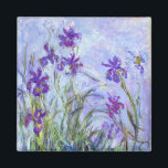 Aimant Claude Monet - Lilac Irises / Iris Mauves<br><div class="desc">Lilac Irises / Iris Mauves - Claude Monet,  1914-1917</div>