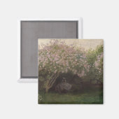 Aimant Claude Monet | Lilacs, Gris Météo, 1872 (Recto/Verso)