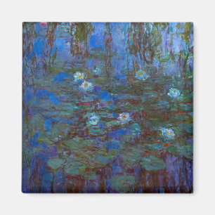 Aimant Claude Monet - Lys d'Eau Bleue