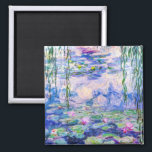 Aimant Claude Monet - Nymphéas / Nymphéas 1919<br><div class="desc">Nymphéas (W.1852) - Claude Monet,  Huile sur toile,  1916-1919</div>
