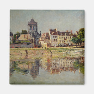Aimant Claude Monet   par la rivière chez Vernon, 1883