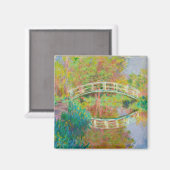 Aimant Claude Monet - Pont Japonais, Giverny (Recto/Verso)