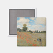 Aimant Claude Monet | Poppies sauvages, près d'Argenteuil (Recto/Verso)