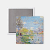 Aimant Claude Monet - Printemps de la Seine (Recto/Verso)