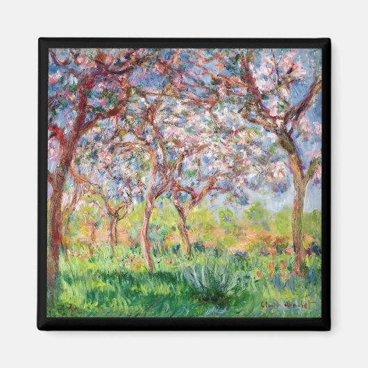 Aimant Claude Monet Printemps Giverny (Devant)