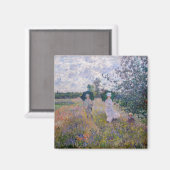 Aimant Claude Monet - Promenade près d'Argenteuil (Recto/Verso)