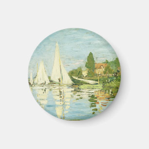 Aimant Claude Monet. Régates à Argenteuil