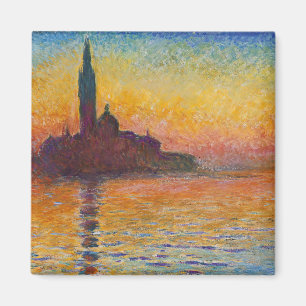 Aimant Claude Monet - San Giorgio Maggiore au crépuscule