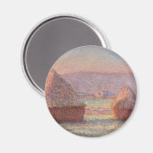 Aimant Claude Monet - Soleil de gel blanc (Recto/Verso)