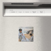 Aimant Claude Monet - Sur la plage à Trouville (In Situ (Lave-vaisselle))