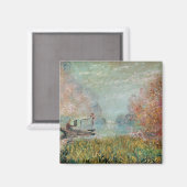 Aimant Claude Monet | The Boat Studio on the Seine, 1875 (Recto/Verso)