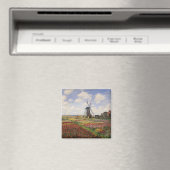 Aimant Claude Monet | Tulip Fields Rijnsburg Windmill (In Situ (Lave-vaisselle))