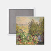 Aimant Claude Monet | Un coin du jardin à Montgeron (Recto/Verso)
