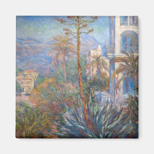 Aimant Claude Monet - Villas à Bordighera (Devant)