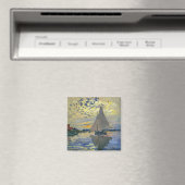 Aimant Claude Monet - Voilier au Petit-Gennevilliers (In Situ (Lave-vaisselle))
