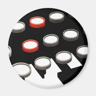 Aimant Clavier de machine à écrire ancienne de style rétr