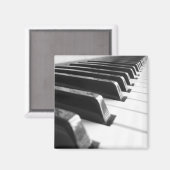 Aimant Clavier - noir et blanc (Recto/Verso)