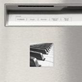 Aimant Clavier - noir et blanc (In Situ (Lave-vaisselle))