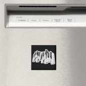 Aimant clavier piano touches design (In Situ (Lave-vaisselle))