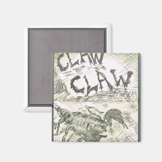Aimant Claw claw encre scorpion (Recto/Verso)