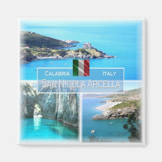 Aimant CLB012 SAN NICOLA ARCELLA - Calabre - Réfrigérateu (Devant)