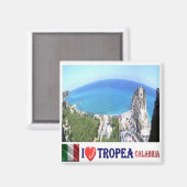 Aimant CLB021 TROPEA I Love - Calabre - Italie - Frigo (Recto/Verso)