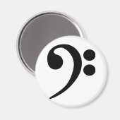 Aimant Clé de Fa (Recto/Verso)