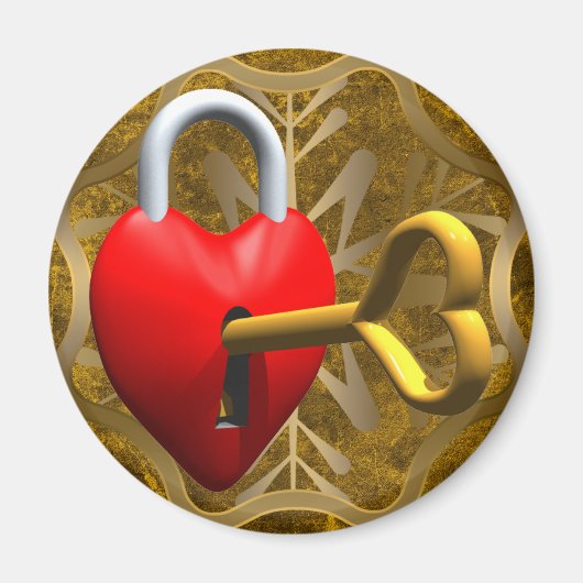 Aimant Clé de mon coeur (Devant)