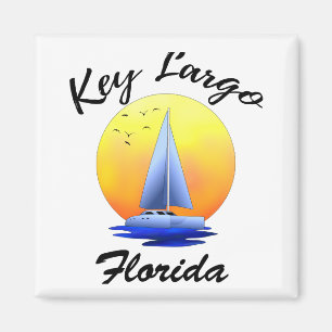 Aimant Clé Largo Florida Keys voile