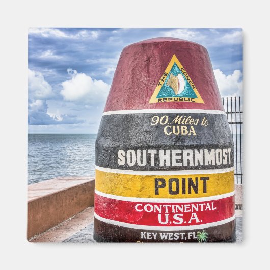 Aimant Clé point le plus au sud Ouest (Devant)