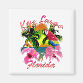 Aimant Clé tropicale Largo Florida Keys (Devant)